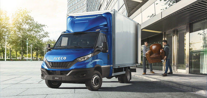 Hohe Tragfähigkeit und und Ladevolumen des IVECO Daily Fahrgestell